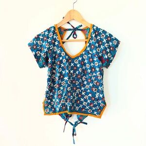 Vintage Handmade Beaded Top